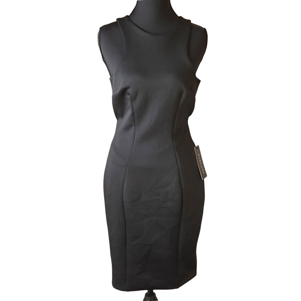 MARCIANO Black Cocktail Dress‎ Womens XS Sleeveless Bodycon Party Luxury NEW